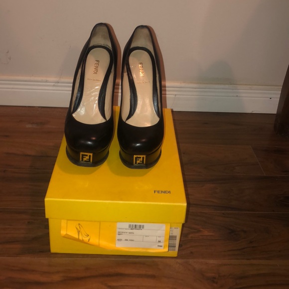 Fendi Décolleté Napa Leather - Picture 1 of 3